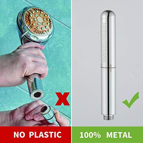 Ergonomic 18 GPM Chrome Handheld Shower Head