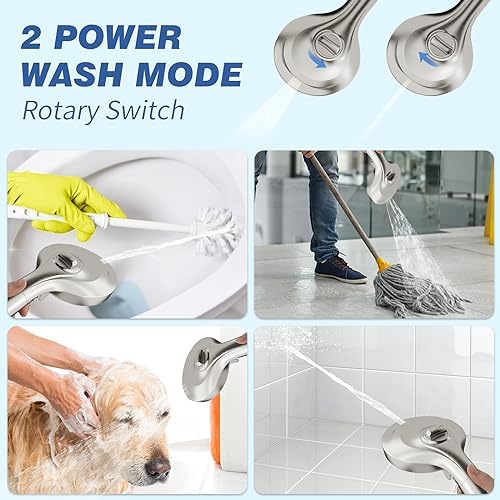 Efficient 8-Mode shower head for hard water by JONKEAN