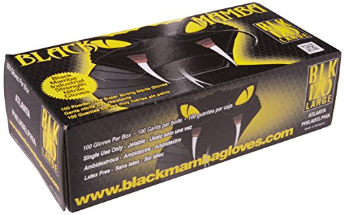Black Mamba Nitrile Workshop Gloves - Medium