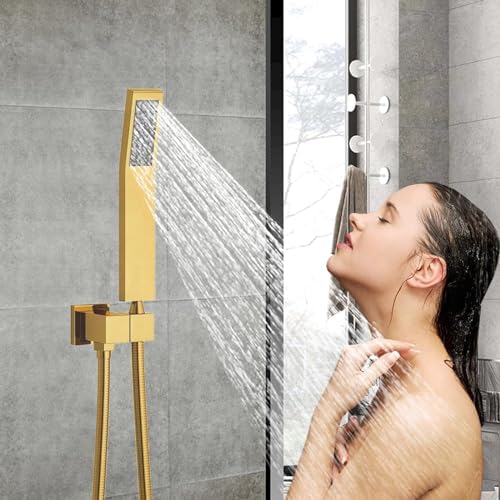 High-Quality Brass Bathroom Shower wand with Long hose for easy use