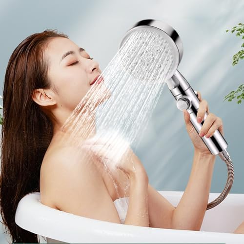 High-Pressure Handheld Shower Head 8 Speed Modes Perfect for Daily Use