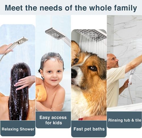 Bright Showers Handheld Shower Head Set