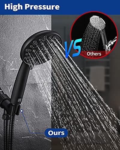 VMASSTONE 7-Spray Mode High-Pressure Handheld Shower Head Kit