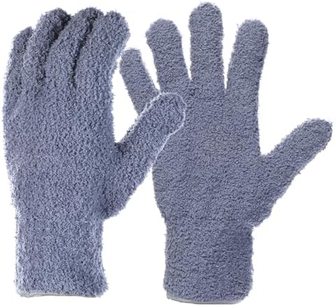 Efficient Dusting with DJUNW Microfiber Gloves