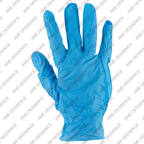 AME DESSENCEBlue Powder-Free Disposable Nitrile Gloves - Durable Safe for Cleaning mehr