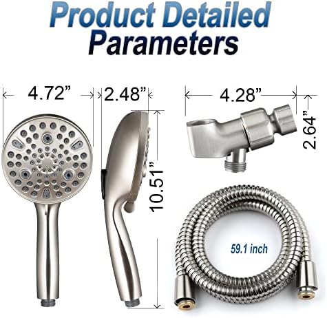 Effortless 10-MinUTE Clean Power Shower Head