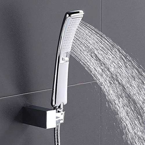 Versatile Handheld Shower Head with Chrome Finish