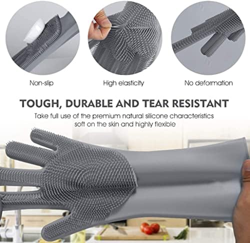 Reusable Cleaning Gloves for Kitchen Bathroom Cleaning