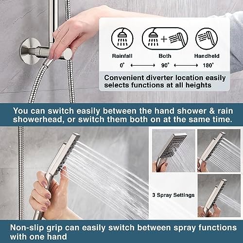 Bright Showers Rain Shower Combo rainfall shower system