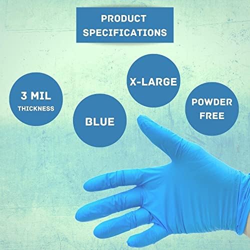 Premium Nitrile Gloves Blue