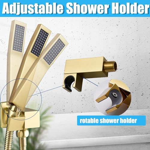 High-Quality Brass Bathroom Shower wand with Long hose for easy use