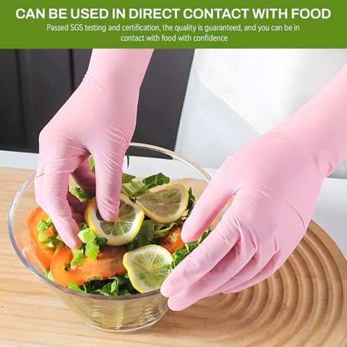 30-Piece Nitrile Gloves for Kitchen More