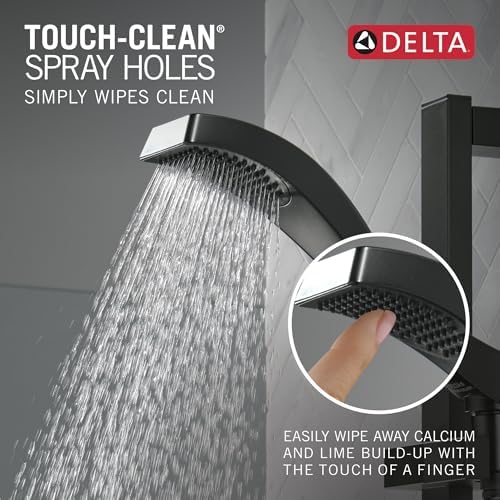Delta Faucet Dryden Handheld Shower with Slide Bar and Hose Matte Black