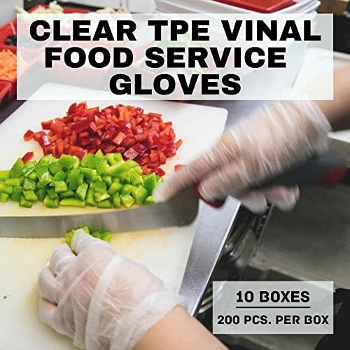 Reusable Gloves X Large 2000 Pak Vinal Clear Latex-Free