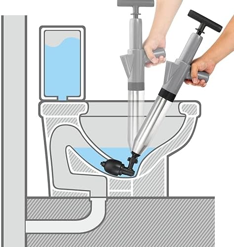 Uxcell Toilet Plunger with Real-Time Barometer