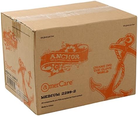 AmerCare Anchor Powder Free Vinyl Gloves