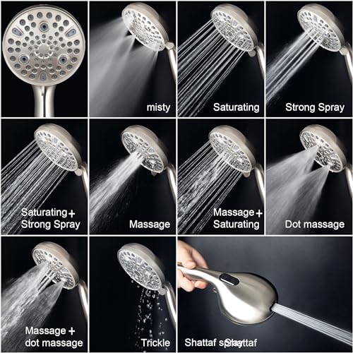 Effortless 10-MinUTE Clean Power Shower Head