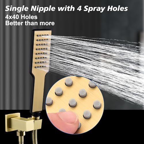 Stylish QISHENG Handheld Shower Head High Pressure Water Saving