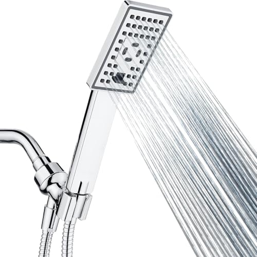 Adjustable Handheld Showerhead with Multiple Spray Settings