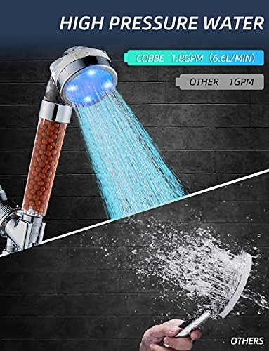 Cobbe LED Shower Head Set with Light