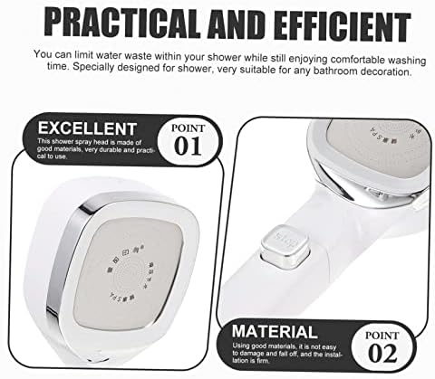 Cabilock Pressurized Shower Mode Handheld Bathroom Spray for Home and All Styles