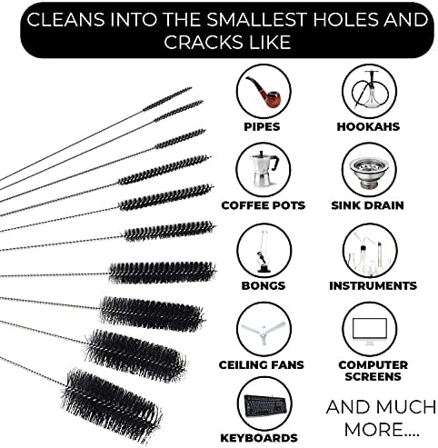 72 Long Powerful Drain Cleaner Brush in Purple