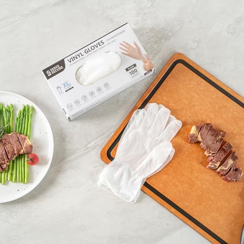 restaurantware serve secure extra large disposable gloves 1000 per box