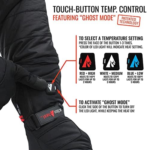 ActionHeat Battery-Operated Healed Gloves for Men XXL Waterproof Gloves
