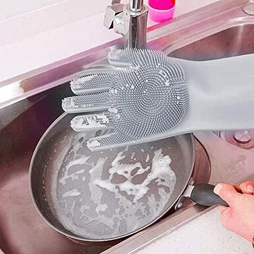 Reusable Cleaning Gloves for Kitchen Bathroom Cleaning