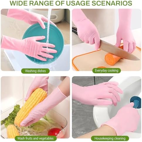 30-Piece Nitrile Gloves for Kitchen More