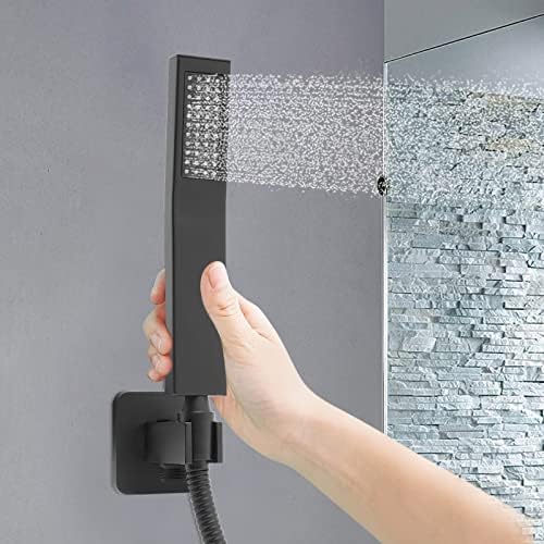 BANLICALI Handheld Shower Head with Wall Mount and Hose Set