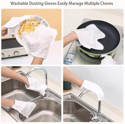 Safe Secure No Shed Crumb Gloves for Easy Cleaning