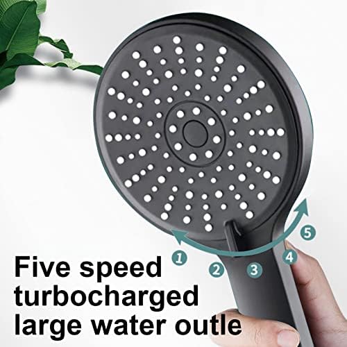 High Pressure Handheld Shower Head with 5 Spray Modes