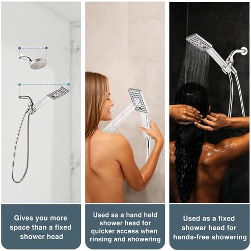 Bright Showers Handheld Shower Head Set