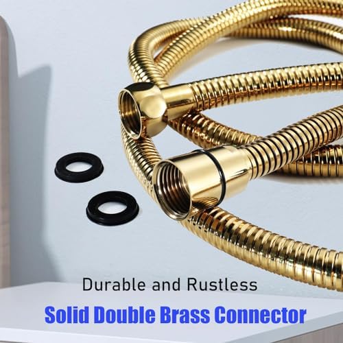 High-Quality Brass Bathroom Shower wand with Long hose for easy use